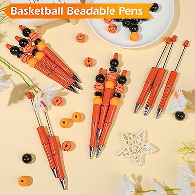 Qilery 150 Pcs Plastic Beadable Pens Kit 55 Kinds Shell Colors Black Ink  Cool Bead Ballpoint Pen Assorted Cute Beaded Pens for Students Kids Teacher