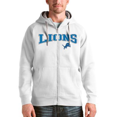 Detroit Lions Antigua Women's Victory Pullover Hoodie - White