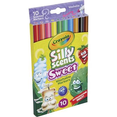 Crayola Washable Super Tip Markers With Silly Scents Set Of 20 [Pack Of 4]  (4PK-58-8106)