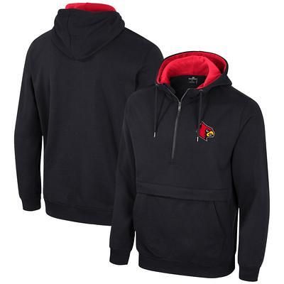 Colosseum Men's Louisville Cardinals Grey Hoodie