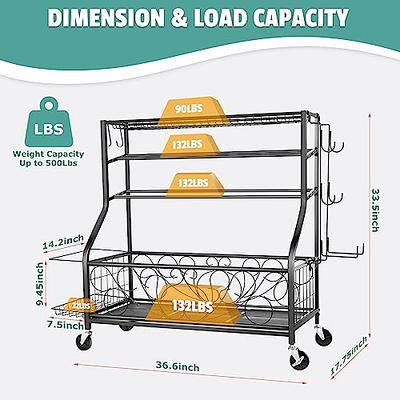 NUDUKO Weight Rack for Dumbbells, All in One Home Gym Storage Rack for Yoga  Mat Dumbbells