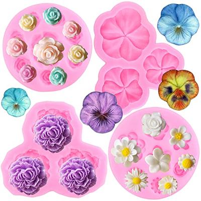 Silicone Flower Molds/Flower Mold Set/Cake Decorating/Fondant Molds/Candy  Molds/Soap Molds/Sunflower Mold/Rose Mold, Cupcake Toppers - Yahoo Shopping