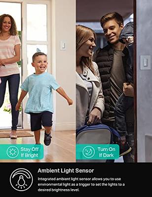 IBRIGHT Smart Light Switch, Works with Alexa & Google Home (3-Way), Remote  Control & Timer Function, Neutral Wire Needed, No Hub Required,  Single-Pole, ETL & FCC Certified (2.4Ghz Wi-Fi Only) - Yahoo