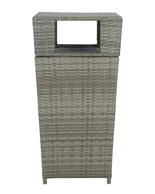 Rockford Grey Outdoor Trash Can - Keter