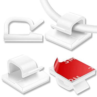 StarTech.com 100 Self Adhesive Cable Management Clips - Sticky