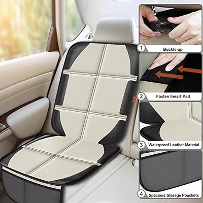  Kick Mats Back Seat Protector, Waterproof Oxford Seat Back  Protector, Car Seat Back Protector for Kids, Back of Seat Protector for  Kids Feet Car Seat (Without Pockets) : Baby