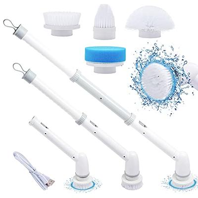 Electric Spin Scrubber, Cordless Spin Scrubbers with 4 Replaceable Brush  Heads and Adjust Extension Handle, Power Cleaning Brush for Bathroom Floor  Tile Kitchen - Yahoo Shopping