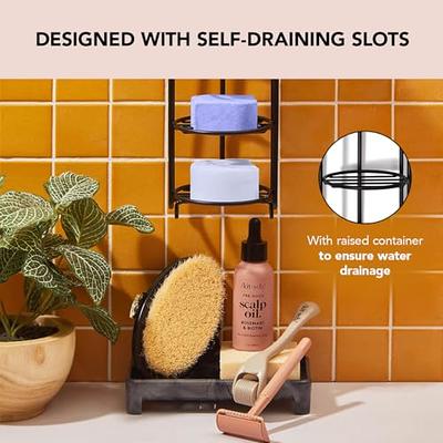 Shower Caddy Adhesive Shower Organizer for Bathroom Storage&Kitchen,No  Drilling,Large Capacity, Bathroom Shower Shelves for Inside Shower Rack