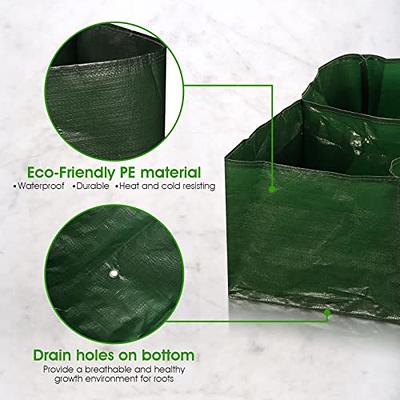 Green Plastic Grow Bags, For Growing Plants