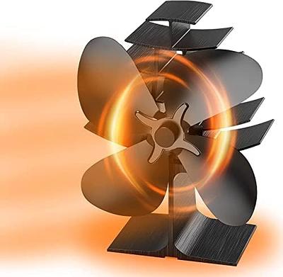 CWLAKON Wood Stove Fan Heat Powered - Upgrade Designed Silent Operation 4  Blades with Stove Thermometer, Fireplace Fan for Gas/Pellet/Wood Burning  Stove-Eco Friendly and Efficient Heat Distribution - Yahoo Shopping