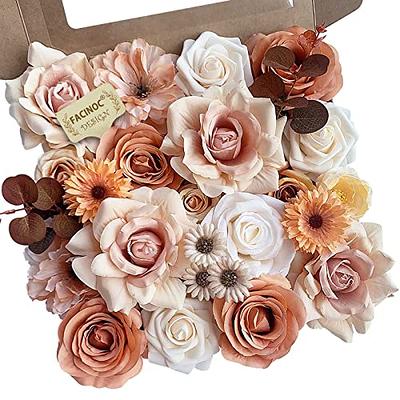 TooGet Dried Flowers Natural Flowers Includes Red Rose Flowers, Peony Ball,  Gomphrena globosa, Peach Flowers, Edible Flower Kit for Soap Making