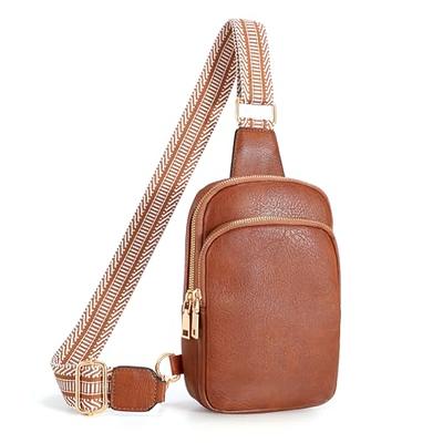 ER.Roulour Quilted Crossbody Bag for Women, Designer Trendy Chain