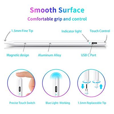 Stylus Pen, Active Stylus Pen Compatible for iOS and Android  Touchscreens/Phones, Rechargeable Stylus Pen with Dual Touch Screen, Stylus  Pencil for