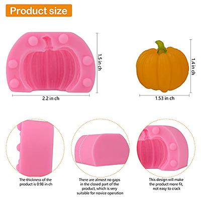 6PCS Halloween Silicone Molds,Silicone Halloween Baking Mold, Halloween  Pumpkin Cake Mold,Candy Chocolate Molds Gift 