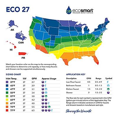 EcoSmart ECO 8 Tankless Electric Water Heater 8 kW 240 V ECO 8 - The Home  Depot