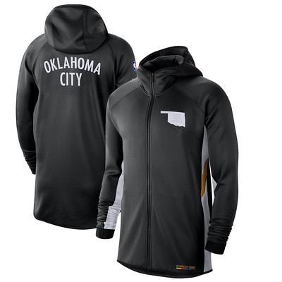 Men's Oklahoma Sooners Basketball Showtime Full-Zip Performance Hoodie