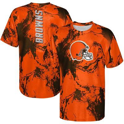 Men's NFL x Staple Brown Cleveland Browns All Over Print T-Shirt