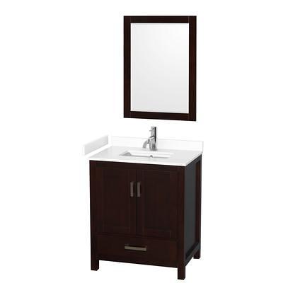 HOMCOM Under Sink Bathroom Cabinet with 2 Doors and Shelf, Pedestal Sink  Bathroom Vanity Furniture - Wood Finish - Light Grey - Single Vanities -  Yahoo Shopping