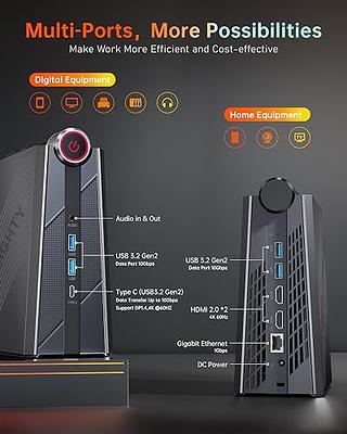 [Mini Gaming PC] Intel Core i9-11900H, up to 4.9GHz, 16GB DDR4 Dual Channel  512GB M.2 NVMe SSD, Mini PC [3 Adjustable Mode/RGB Lights] Mini Computers