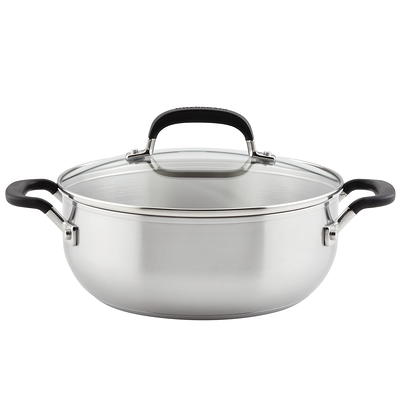 Ninja C20480 Foodi NeverStick Vivid 8-Quart Stock Pot with Glass Lid