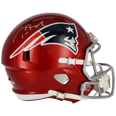 New England Patriots Unsigned Riddell FLASH Alternate Revolution Speed  Replica Football Helmet