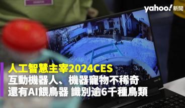 人工智慧主宰2024CES 互動機器人、機器寵物不稀奇 還有AI餵鳥器 識別逾6千種鳥類