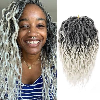 ToyoTree Ocean Wave Crochet Hair - 14 Inch 8 Packs Natural Black