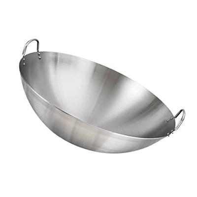 Bielmeier 12.5 Wok Pan, Woks and Stir Fry Pans, Carbon Steel Wok, Flat  Bottom Wok with Lid Suits for all Stoves - Yahoo Shopping