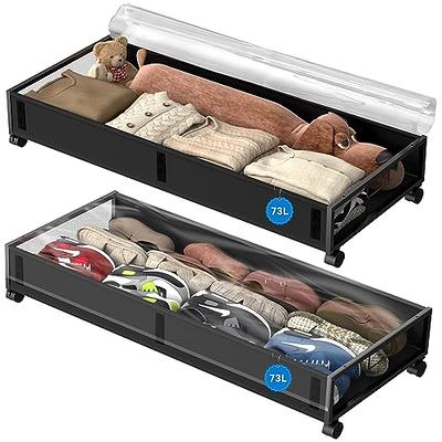 90L Under Bed Storage Containers, Large Capacity Underbed Storage