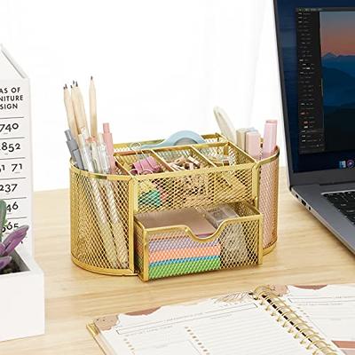 EOOUT Gold Desk Accessories, Desk Organizers and Accessories Cute Office  Supplies for Women Desk - Yahoo Shopping