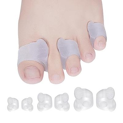 Pinky Gel Toe Separators, Silicone Toe Spacers, Small Toe Protector  Spreader, Cushions For Curled Overlapping Separate Toe Correct