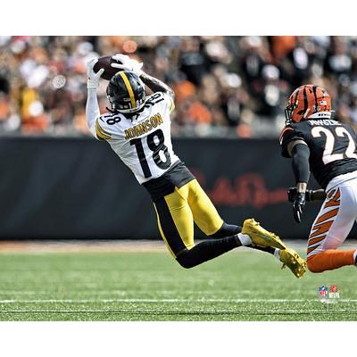 Tyler Bass Buffalo Bills Unsigned Kick Attempt in Snow Photograph