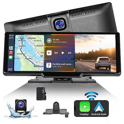 Westods Portable Wireless Carplay Car Stereo with 2.5K Dash Cam - 9.3 HD  IPS Screen, Android Auto, 1080p Backup Camera, Loop Recording, Bluetooth,  GPS Navigation Head Unit, Car Radio Receiver - Yahoo Shopping