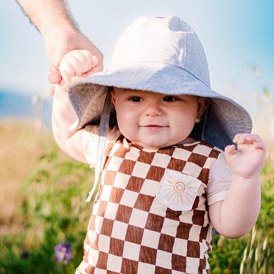 Wide Brim Sun Hat, Blue Newborn Linen Baby Beach Toddler Summer Hats,  Infant Gift, Hats For Boys - Yahoo Shopping