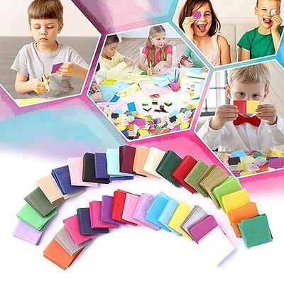 5400 Pcs 1 Inch Tissue Paper Squares - Assorted Colored Tissue Paper For  Crafts And Art Projects
