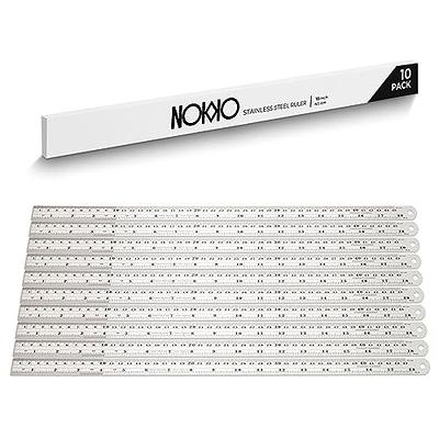 Stainless Steel Ruler 10-Pack - NOKKO