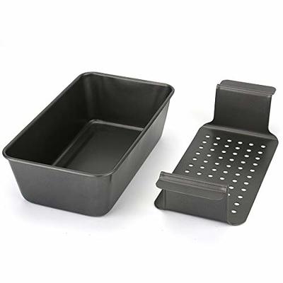 Tosnail 4-Piece Non-Stick Meatloaf Pan with Drain Bread Loaf Pan Set -  Yahoo Shopping