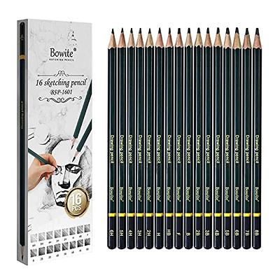 Arrtx Drawing Pencils, 14 Pcs (4H - 8B) Artist Sketching Pencils