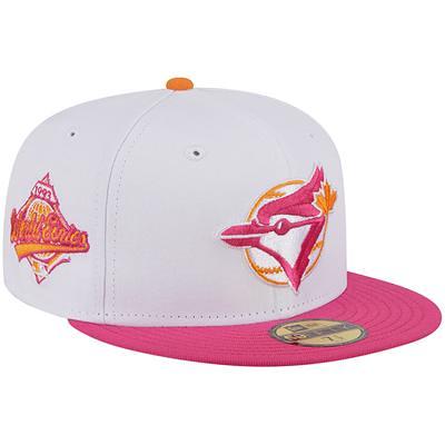 Houston Astros New Era Olive Undervisor 59FIFTY Fitted Hat - Pink/Blue