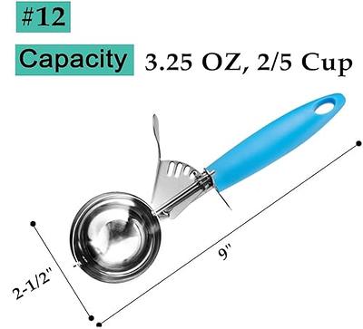 JUNADAEL J Cookie Scoop Set, Include 1 Tablespoon/ 2 Tablespoon/ 3  Tablespoon, Cookie Dough Scoop, Cookie Scoops for Baking set of 3, 18/8  Stainless