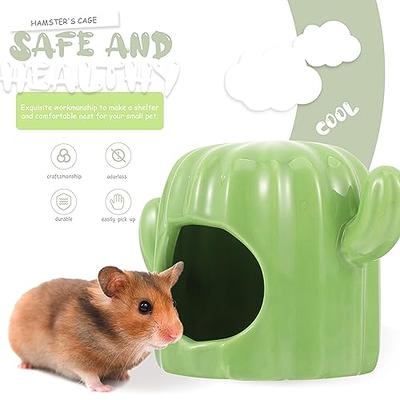 POPETPOP Hamster Ceramic Nest Ceramics Cooling Nest Summer - Yahoo