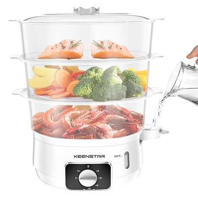 Cozeemax 3 Tier Electric Food Steamer for Cooking, 13.7QT Vegetable Steamer  for Fast Simultaneous Cooking, Veggie Steamer, Food Steam Cooker, 60 Minute  Timer, BPA Free Baskets, 800W(Green) - Yahoo Shopping