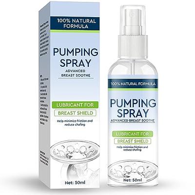 Organic Breast Pumping Spray 2oz, Supports Essential Breast Pump  moisturization, Helps Sore Nipples & Clogged Ducts, Breast Pump Lubricant,  Pump Spray