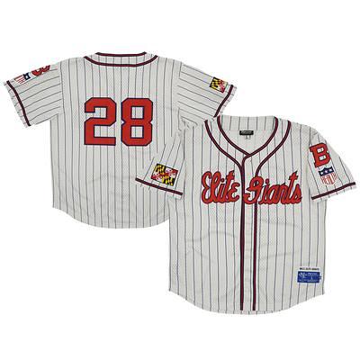 Men's Rings & Crwns #28 Cream Baltimore Elite Giants Mesh Button-Down  Replica Jersey - Yahoo Shopping