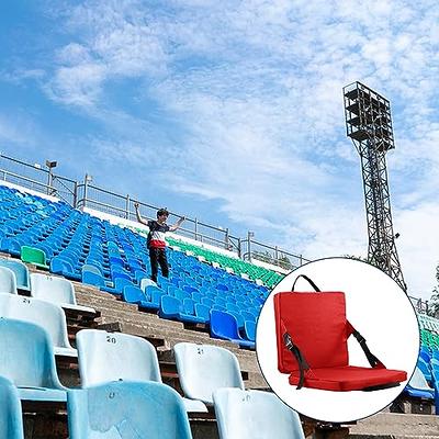SPORT BEATS Stadium Seat for Bleachers with Back Support and Cushion  Includes Shoulder Strap and Cup Holder - Yahoo Shopping