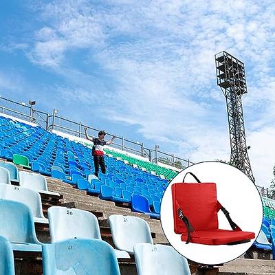 Sheenive Stadium Seats for Bleachers with Back Support, Bleacher