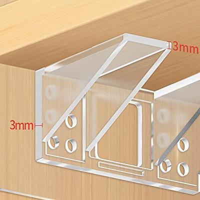 4Pcs Cabinet Shelf Support Clips Self Adhesive Pegs Cabinet Wall Hanger  Strong