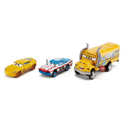 Mattel Disney Pixar Cars Toys, Radiator Springs 3-Pack with Lightning  McQueen, Mater and Sheriff Die-Cast Toy Cars ( Exclusive)