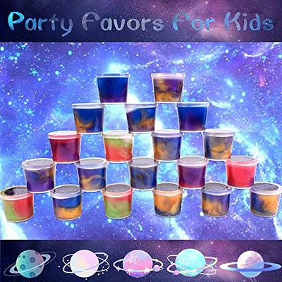 Galaxy Slime Kit with 60 Pack,Slime Party Favors for Kids, Non  Sticky,Wet,Soft Sludge Toy Mini Slime Bulk for Boys Girl, Stress  Relief,Goodie Bags