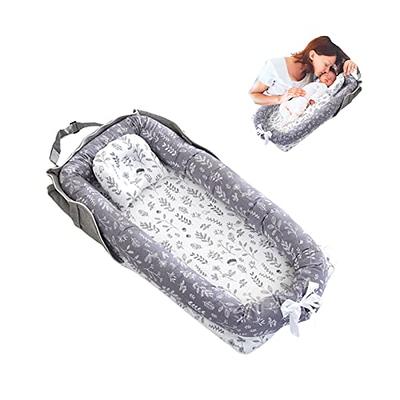 Baby Lounger for Newborn with Pillow,Vohunt Co Sleeping for Baby in Bed  Portable,100% Cotton Newborn Lounger Adjustable Size & Strong Zipper  Lengthen Space to 3 Tears Old-Pink Polka Dots - Yahoo Shopping